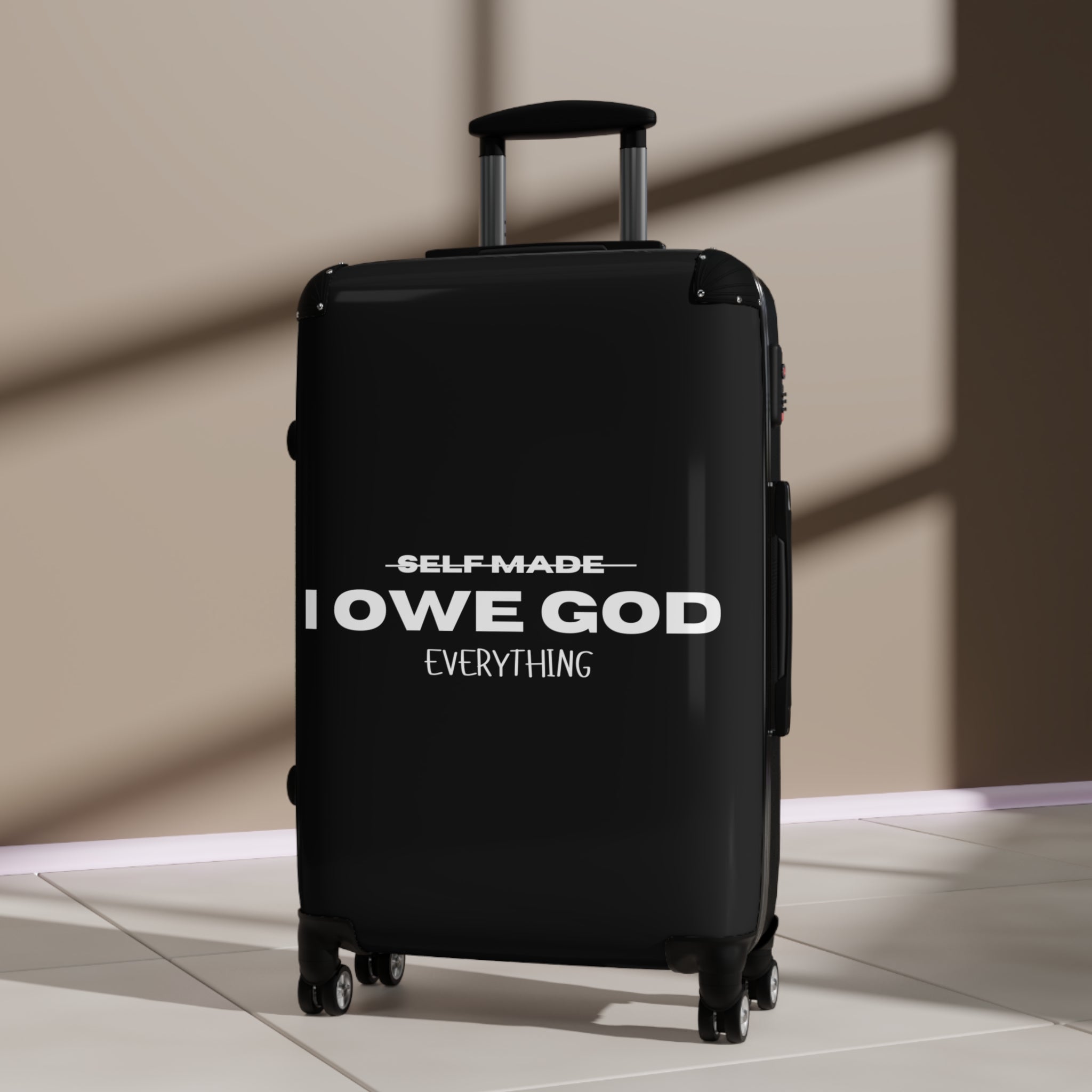 I OWE GOD EVERYTHING SUITCASE