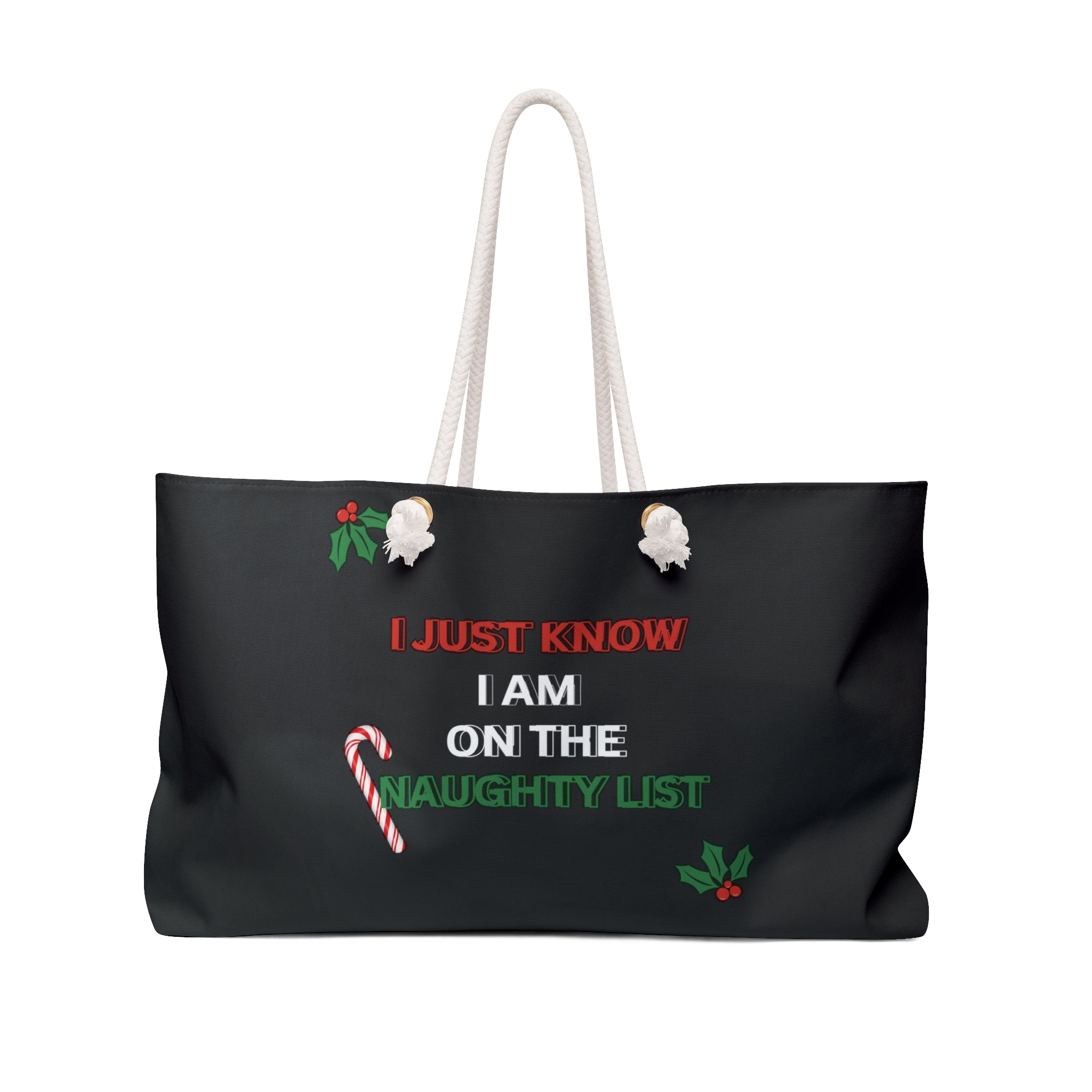 NAUGHTY LIST WEEKENDER BAG