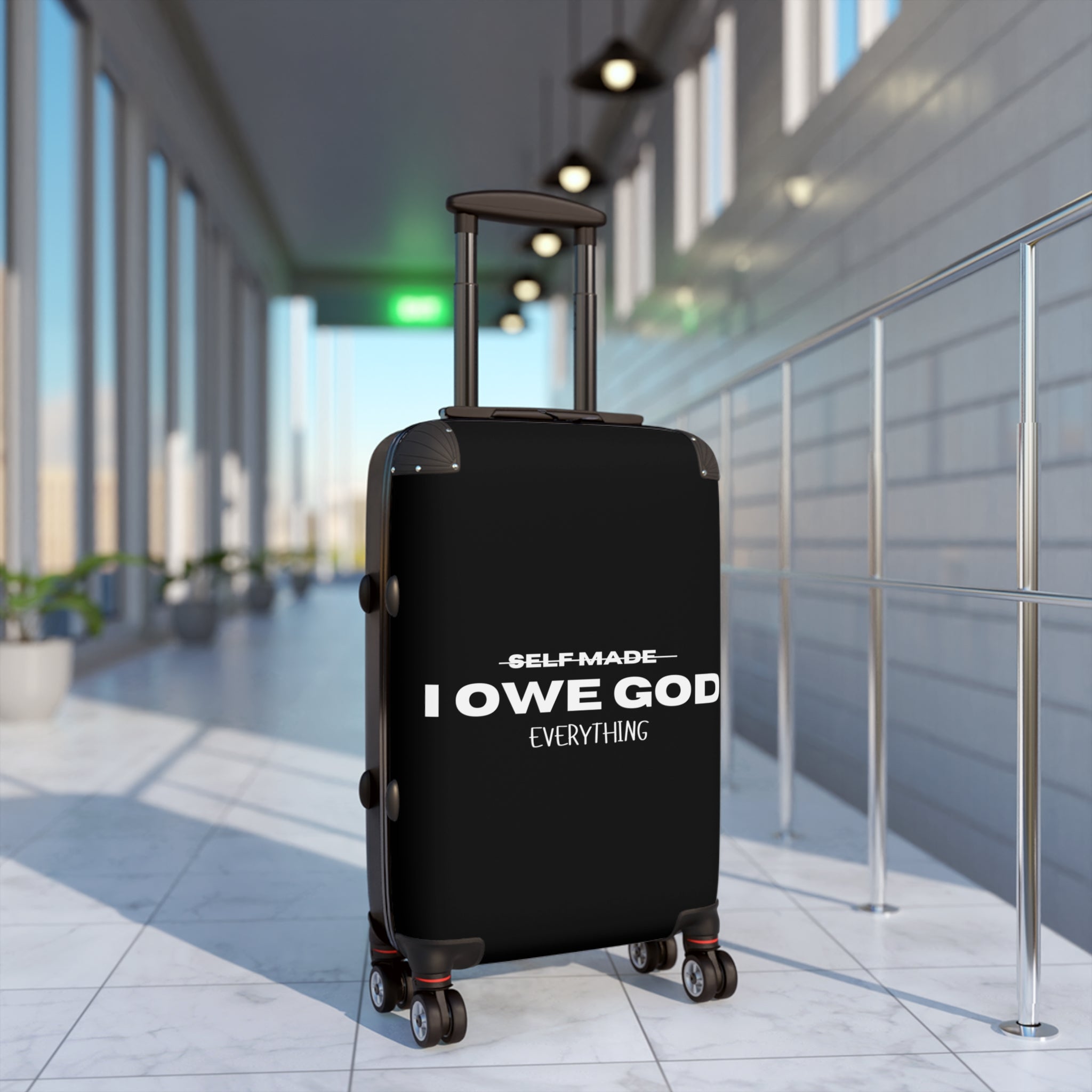 I OWE GOD EVERYTHING SUITCASE