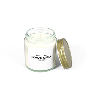 I OWE GOD EVERYTHING COCONUT APRICOT CANDLE