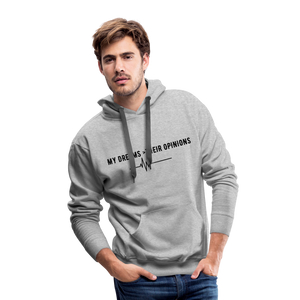 my Dreams>Their Opinions Men’s Hoodie - heather gray