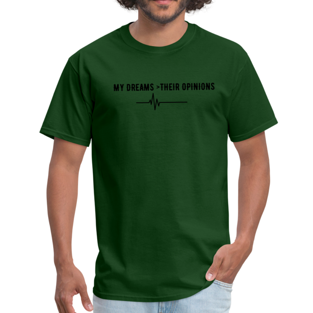 My Dreams > Their Opinions Unisex T-Shirt - forest green