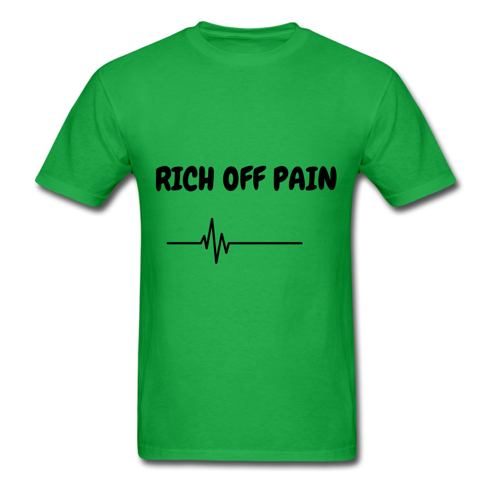 Rich Off Pain Unisex T-Shirt - bright green