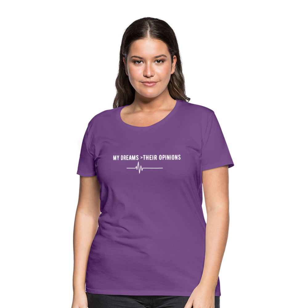 My Dreams > Their Opinions T-Shirt - purple