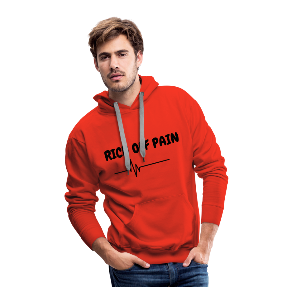 RICH OFF PAIN Men's Hoodie - red