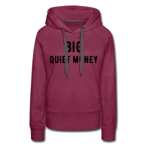 BIG QUIET MONEY - burgundy