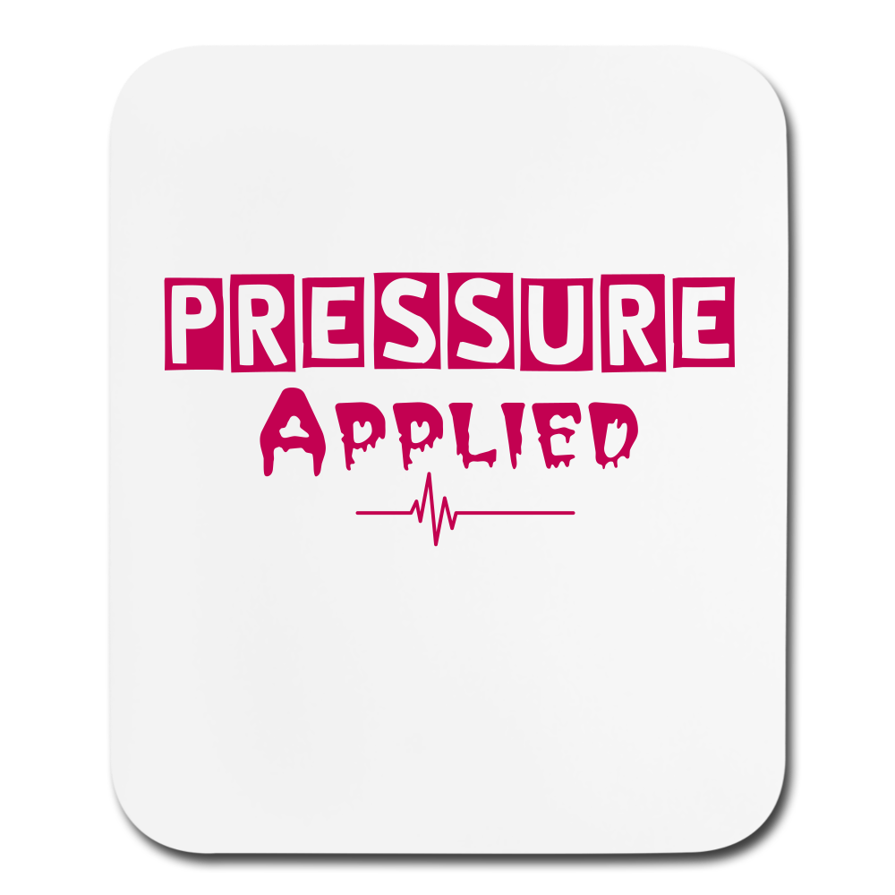 Pressure Applied - Mousepad - white