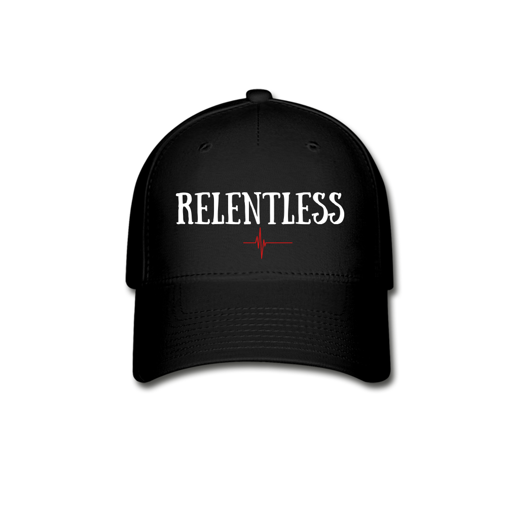 RELENTESS - Baseball Cap - black