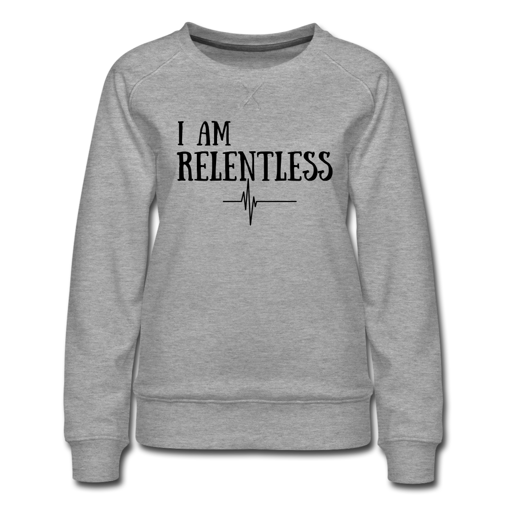 RELENTLESS WOMEN'S SWEATSHIRT - heather grey