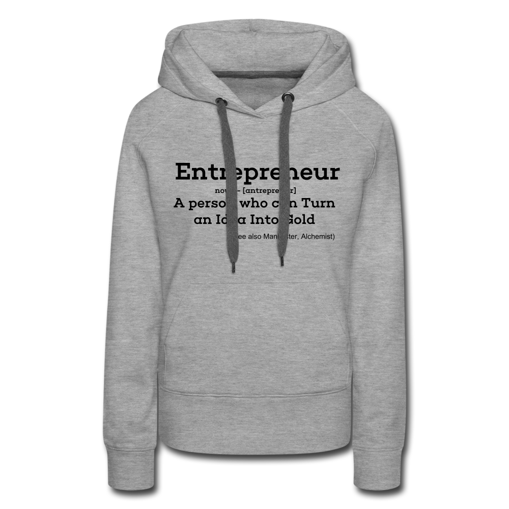 Entrepreneur Hoodie - heather grey