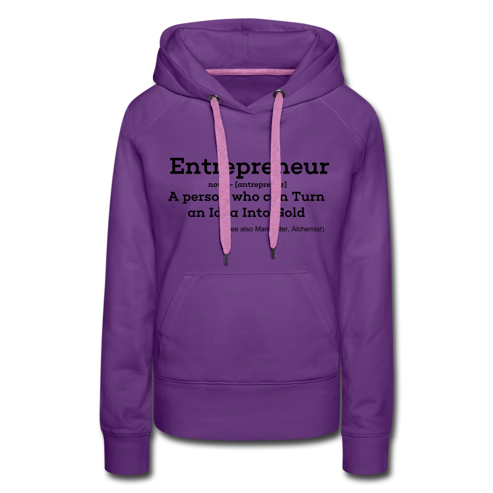 Entrepreneur Hoodie - purple