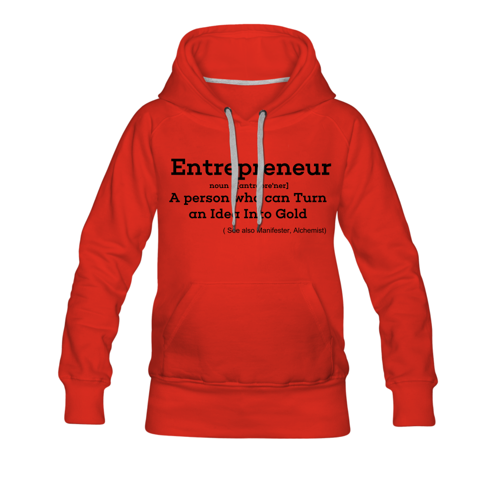 Entrepreneur Hoodie - red