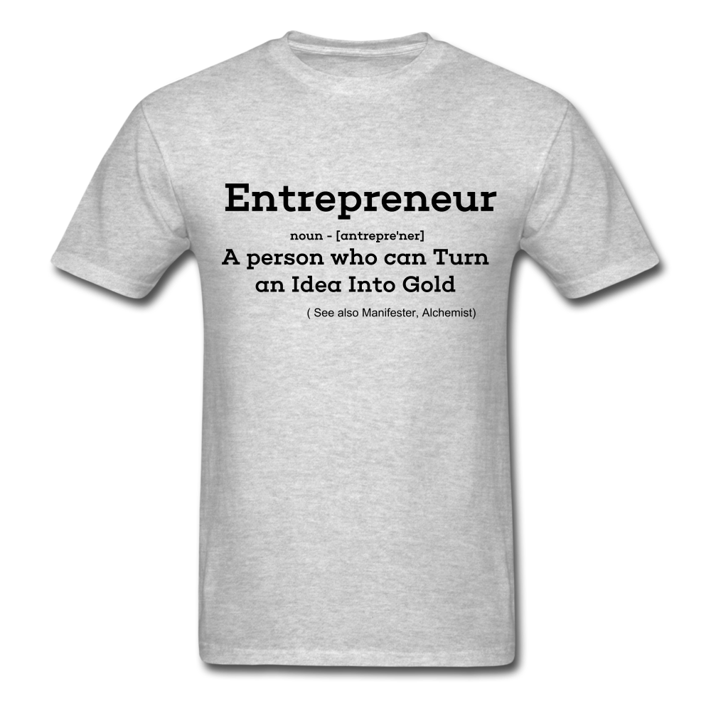 Entrepreneur Unisex TShirt - heather gray