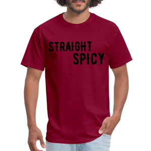 STRAIGHT SPICY TSHIRT - burgundy