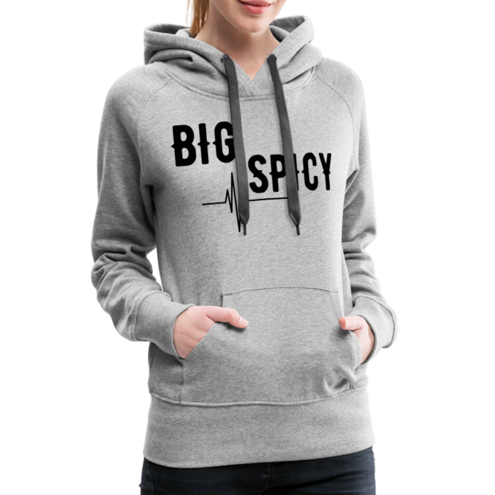 BIG SPICY Hoodie - heather grey