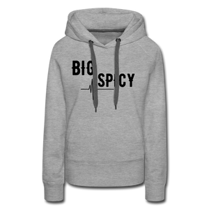 BIG SPICY Hoodie - heather grey