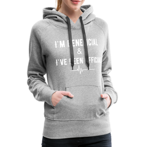 I've Been Official Hoodie - heather grey