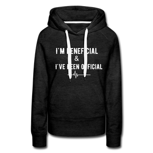 I've Been Official Hoodie - charcoal grey