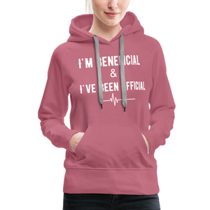 I've Been Official Hoodie - mauve