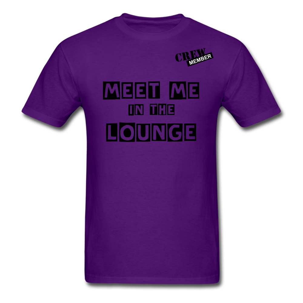 MEET ME IN THE LOUNGE MEN'S T-Shirt - purple