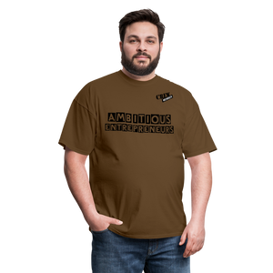 Ambitious Entrepreneurs T-Shirt - brown