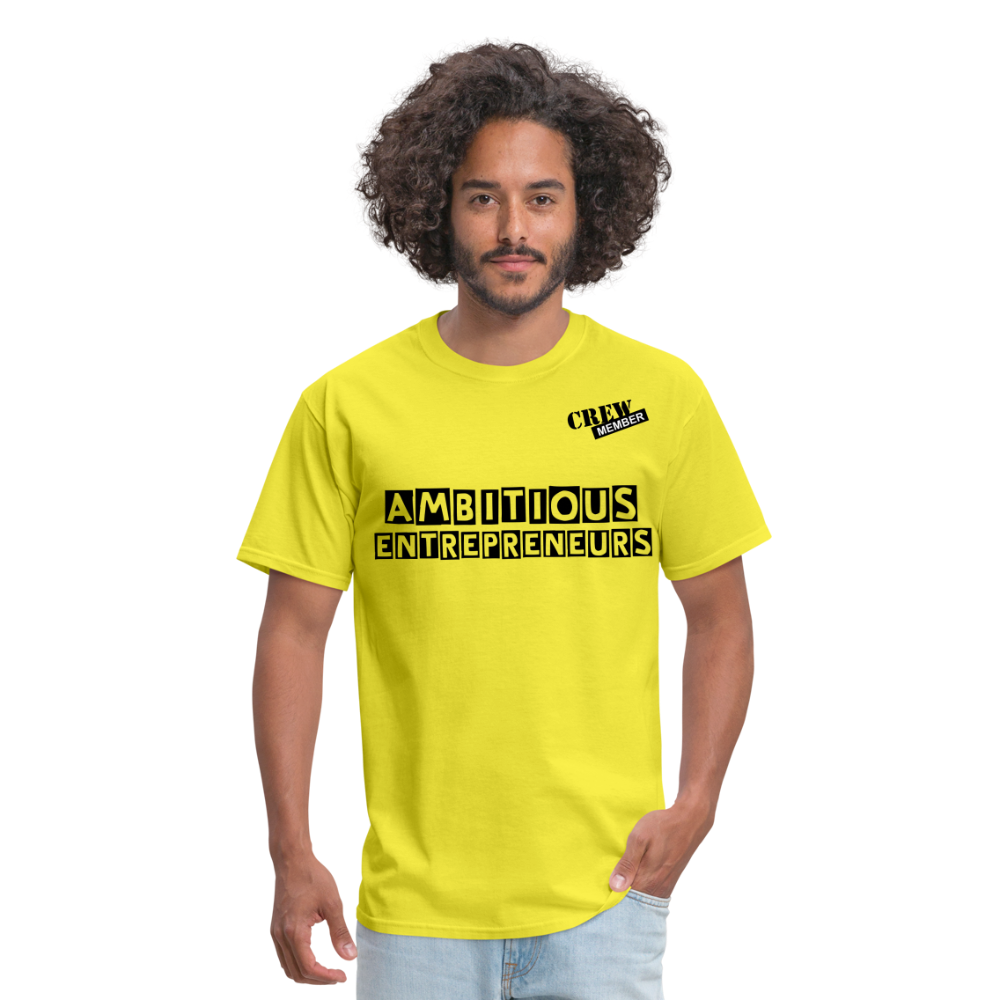 Ambitious Entrepreneurs T-Shirt - yellow