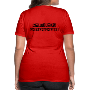 MEET ME IN THE LOUNGE- Women's T-Shirt - red