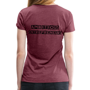 MEET ME IN THE LOUNGE- Women's T-Shirt - heather burgundy