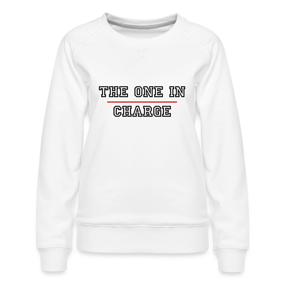 The One in Charge- Sweatshirt - white